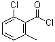 2-氯-6-甲基苯甲酰氯分子结构 (CAS 89894-44-0)