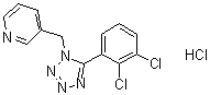 3-[[5-(2,3-Dichlorophenyl)-1H-tetrazol-1-yl]methyl]pyridine monohydrochloride molecular structure (CAS 899431-18-6)