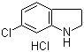 6-Chloro-2,3-dihydro-1H-indole hydrochloride molecular structure (CAS 89978-84-7)