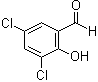 2-Hydroxy-3,5-dichlorobenzaldehyde molecular structure (CAS 90-60-8)