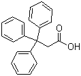 structure of CAS# 900-91-4, 3,3,3-三苯基丙酸