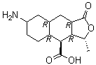 (3R,3aR,4S,4aR,8aR,9aR)-7-Aminododecahydro-3-methyl-1-oxo-naphtho[2,3-c]furan-4-carboxylic acid molecular structure (CAS 900180-05-4)