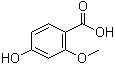 4-Hydroxy-2-methoxybenzoic acid molecular structure (CAS 90111-34-5)