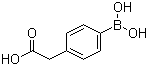 4-(羧甲基)苯硼酸分子结构 (CAS 90111-58-3)