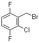 2-氯-3,6-二氟苄基溴分子结构 (CAS 90292-67-4)