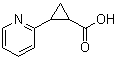 2-(2-吡啶基)环丙烷羧酸分子结构 (CAS 90563-75-0)