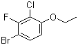 1-Bromo-3-chloro-4-ethoxy-2-fluorobenzene molecular structure (CAS 909122-14-1)