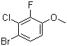 4-Bromo-3-chloro-2-fluoroanisole molecular structure (CAS 909122-27-6)