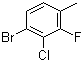4-溴-3-氯-2-氟甲苯分子结构 (CAS 909122-30-1)