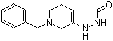 1,2,4,5,6,7-六氢-6-(苯基甲基)-3H-吡唑并[3,4-c]吡啶-3-酮分子结构 (CAS 909187-64-0)
