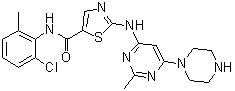 N-去羟基乙基达沙替尼分子结构 (CAS 910297-51-7)