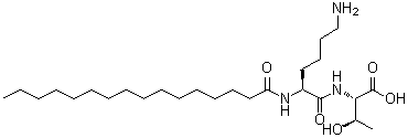 N2-(1-Oxohexadecyl)-L-lysyl-L-threonine molecular structure (CAS 911813-90-6)