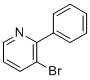 3-溴-2-苯基吡啶分子结构 (CAS 91182-50-2)