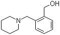 2-(哌啶-1-基甲基)苯甲醇分子结构 (CAS 91271-61-3)