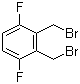 2,3-双(溴甲基)-1,4-二氟苯分子结构 (CAS 912999-77-0)