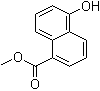 5-羟基-1-萘甲酸甲酯分子结构 (CAS 91307-40-3)