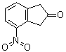 2,3-二氢-4-硝基-1H-茚-2-酮分子结构 (CAS 913297-09-3)