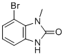 7-溴-1-甲基-1,3-二氢-2H-苯并[d]咪唑-2-酮分子结构 (CAS 913297-44-6)