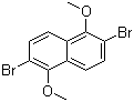 2,6-二溴-1,5-二甲氧基萘分子结构 (CAS 91394-96-6)