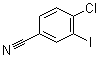 4-氯-3-碘苯甲腈分子结构 (CAS 914106-26-6)