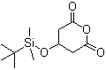 3-叔丁基二甲硅氧基戊二酸酐分子结构 (CAS 91424-40-7)