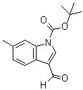 3-甲酰基-6-甲基-1H-吲哚-1-羧酸叔丁酯分子结构 (CAS 914348-95-1)