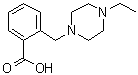 2-[(4-乙基-1-哌嗪基)甲基]苯甲酸分子结构 (CAS 914349-54-5)