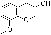 3,4-二氢-8-甲氧基-2H-1-苯并吡喃-3-醇分子结构 (CAS 91520-01-3)
