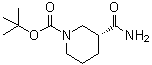 (R)-3-Carbamoylpiperidine-1-carboxylic acid tert-butyl ester molecular structure (CAS 915226-43-6)