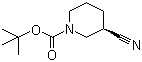 1-N-Boc-3-(R)-cyanopiperidine molecular structure (CAS 915226-44-7)