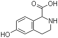 6-Hydroxy-1,2,3,4-tetrahydroisoquinoline-1-carboxylic acid molecular structure (CAS 91523-50-1)