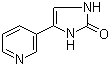 1,3-Dihydro-4-(3-pyridinyl)-2H-imidazol-2-one molecular structure (CAS 915402-27-6)