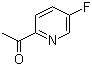 1-(5-氟吡啶-2-基)乙酮分子结构 (CAS 915720-54-6)