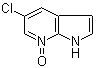 5-氯-1H-吡咯并[2,3-b]吡啶 7-氧化物分子结构 (CAS 916176-51-7)
