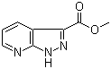 Methyl 1H-pyrazolo[3,4-b]pyridine-3-carboxylate molecular structure (CAS 916325-83-2)