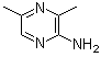 3,5-二甲基-2-吡嗪胺分子结构 (CAS 91678-81-8)