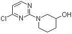 1-(4-Chloro-2-pyrimidinyl)-3-piperidinol molecular structure (CAS 916791-09-8)