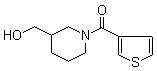 [3-(羟甲基)-1-哌啶基]-3-噻吩基甲酮分子结构 (CAS 916791-30-5)