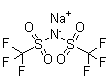 Sodium bis(trifluoromethylsulfonyl)imide molecular structure (CAS 91742-21-1)
