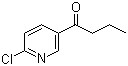 1-(6-氯-3-吡啶基)-1-丁酮分子结构 (CAS 918503-72-7)