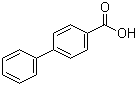 4-苯基苯甲酸分子结构 (CAS 92-92-2)
