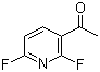 1-(2,6-二氟-3-吡啶基)乙酮分子结构 (CAS 920036-27-7)