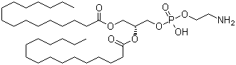 二棕榈酰基磷脂酰乙醇胺分子结构 (CAS 923-61-5)