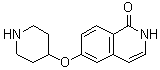 6-(4-哌啶基氧基)-1(2H)-异喹啉酮分子结构 (CAS 923359-38-0)