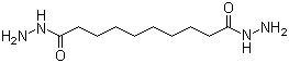 Sebacic dihydrazide molecular structure (CAS 925-83-7)
