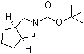 (3aR,6aS)-rel-六氢环戊并[c]吡咯-2(1H)-甲酸叔丁酯分子结构 (CAS 926276-08-6)