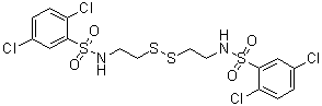 CAS # 927822-86-4, N,N'-(Dithiodi-2,1-ethanediyl)bis[2,5-dichlorobenzenesulfonamide]