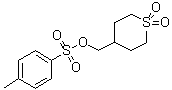 (1,1-二氧代四氢-2H-噻喃-4-基)甲基对甲苯磺酸酯分子结构 (CAS 928149-12-6)