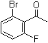 1-(2-溴-6-氟苯基)乙酮分子结构 (CAS 928715-37-1)