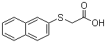 (2-Naphthylthio)acetic acid molecular structure (CAS 93-21-0)